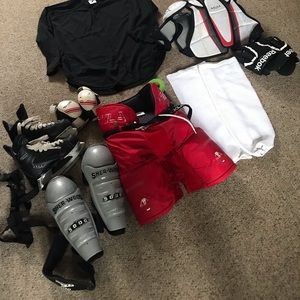 Youth hockey gear